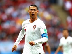 Kalau aku mencetak gol melawan Spanyol, maka aku tidak akan mencukur jenggotku sampai turnamen berakhir, kata Ronaldo. Foto: Dean Mouhtaropoulos/Getty Images