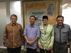 Halalbihalal dengan Ketua DPRD, Sandi Diberi Saran soal Tn Abang