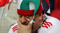 Harapan untuk dapat melaju hingga final semakin tipis karena kekalahan Iran. Toru Hanai/Reuters.