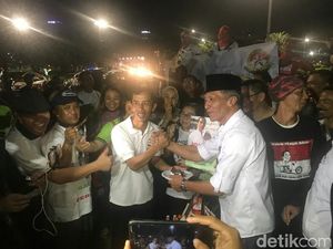 Ada Jokowi KW Rayakan Ultah Bareng Relawan di Depan Istana