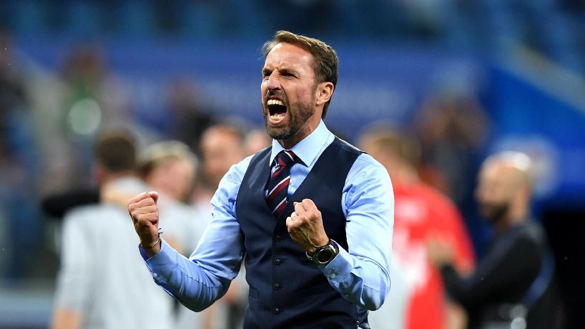 Di timnas Inggris, Southgate sang pelatih mampu melampaui Southgate si pemain (Foto: Matthias Hangst/Getty Images)