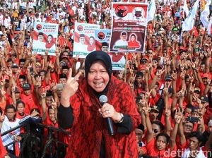 Pesan Risma ke Milenial: 27 Juni Bangun Pagi, Coblos Gus Ipul-Puti