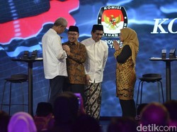 Jomplang di Survei, Sudirman-Ida Tempel Ganjar-Yasin di Quick Count