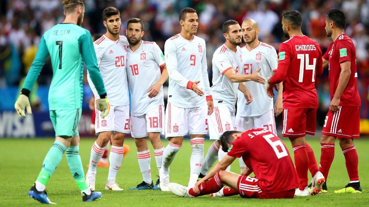 Timnas Spanyol melanjutkan keperkasaannya usai mengalahkan Iran 1-0 di laga kedua Grup B Piala Dunia 2018. (Foto: Alex Livesey/Getty Images)