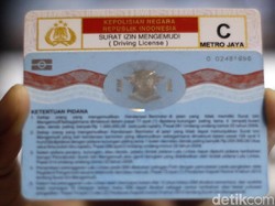 SIM C Dibagi Tiga Jenis Sesuai CC Motor