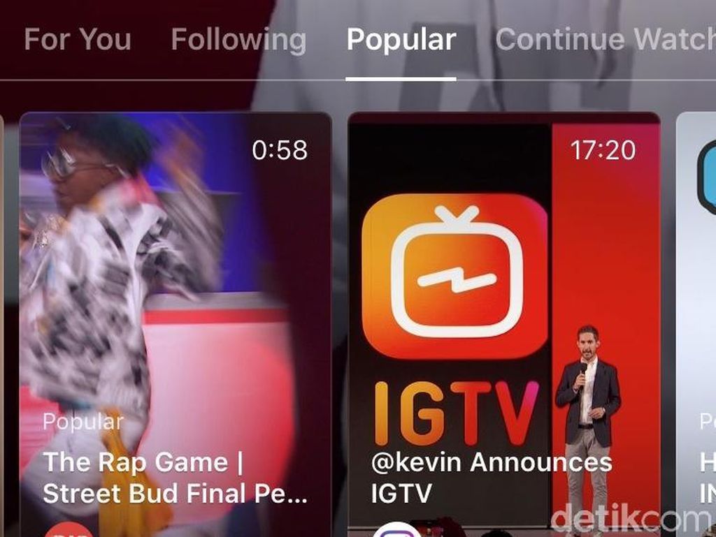 Jarang Digunakan, Instagram Hilangkan Tombol IGTV di Aplikasinya Jarang Digunakan, Instagram Hilangkan Tombol IGTV di Aplikasinya