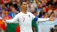 Semua gol Portugal di Piala Dunia 2018 sejauh ini dicetak oleh Ronaldo. Foto: Kai Pfaffenbach/Reuters