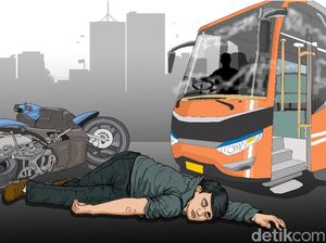 Pemotor di Makassar Tewas Ditabrak Teman Bus Trans Mamminasata Pemotor di Makassar Tewas Ditabrak Teman Bus Trans Mamminasata