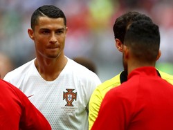 Ronaldo, yang menjadi kapten Portugal, tampil sebagai starter pada pertandingan di Stadion Luzhniki, Moskow, Rabu (20/6/2018). Foto: Dean Mouhtaropoulos/Getty Images