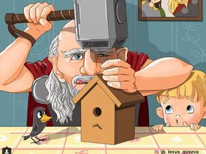 Lucunya Para Superhero saat Pensiun dan Menua