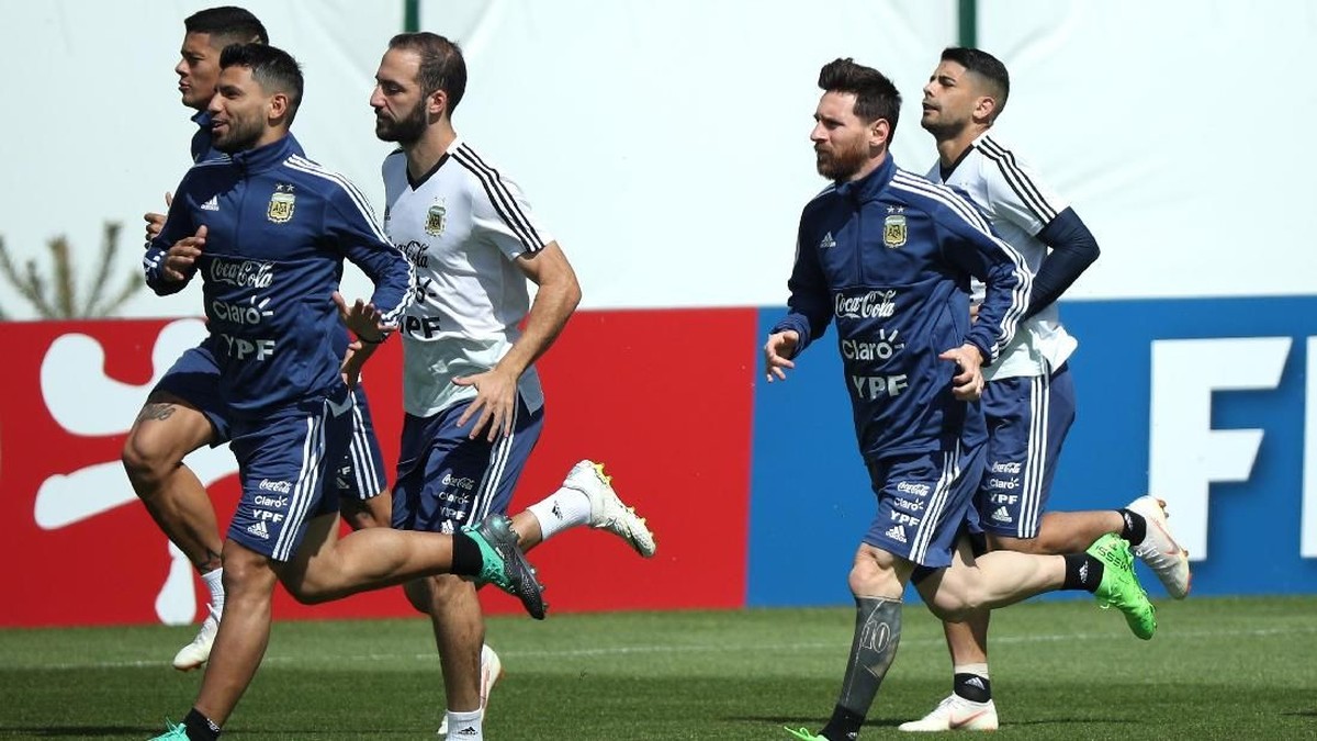 Timnas Argentina akan melawan Kroasia pada pertandingan keduanya di Piala Dunia 2018 (Foto: Albert Gea/Reuters)