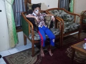Bocah Rafa Korban Pelemparan Batu Sudah Bisa Melihat dan Bicara