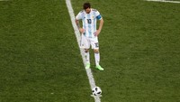 Argentina dilibas Kroasia 0-3 pada pertandingan Grup D di Nizhny Novgorod Stadium, Nizhny Novgorod, Jumat (22/6/2018). Foto: Carlos Barria/Reuters