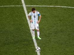 Argentina dilibas Kroasia 0-3 pada pertandingan Grup D di Nizhny Novgorod Stadium, Nizhny Novgorod, Jumat (22/6/2018). Foto: Carlos Barria/Reuters