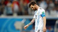 Foto: Argentina Babak Belur Dihajar Kroasia