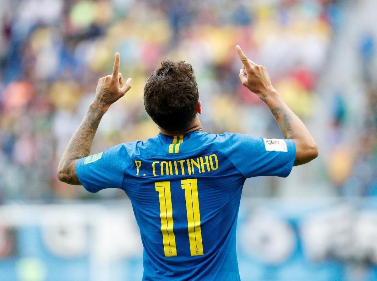 Pemain Brasil, Philppe Coutinho. (Foto: Max Rossi/Reuters)