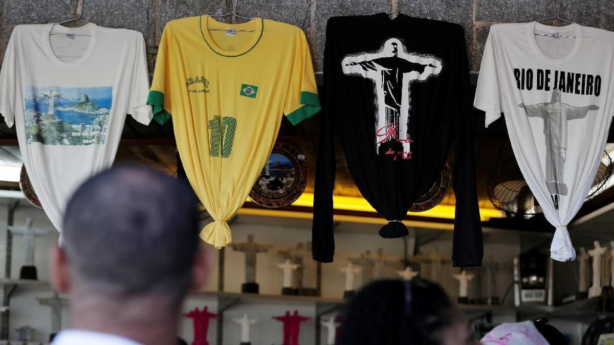 Ilustrasi pendukung timnas Brasil di Piala Dunia 2018. (Bruno Kelly/Reuters)