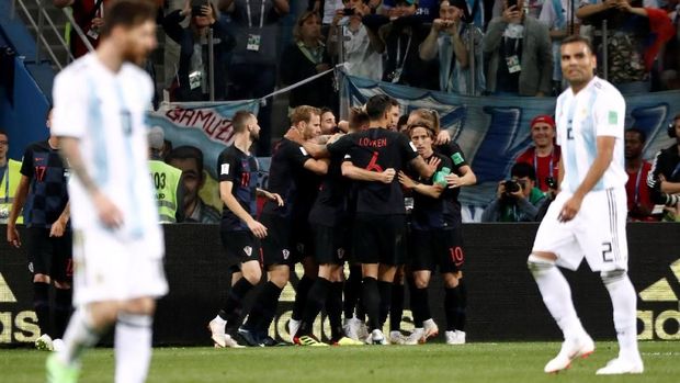 Timnas Kroasia mendapatkan kemenangan 3-0 melawan Argentina di pertandingan kedua.