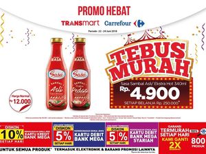 Yuk! Tebus Murah Saus Sambal di Transmart Carrefour