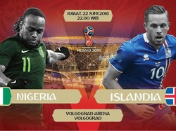 Data dan Fakta Nigeria vs Islandia, Laga yang Ikut Menentukan Nasib Argentina