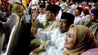 Prabowo Hadiri Debat Cagub Jabar