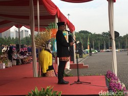 Anies Pimpin Upacara Peringatan HUT Ke-491 DKI di Monas