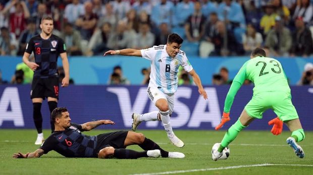 Timnas Argentina kurang kreativitas di lini depan. (