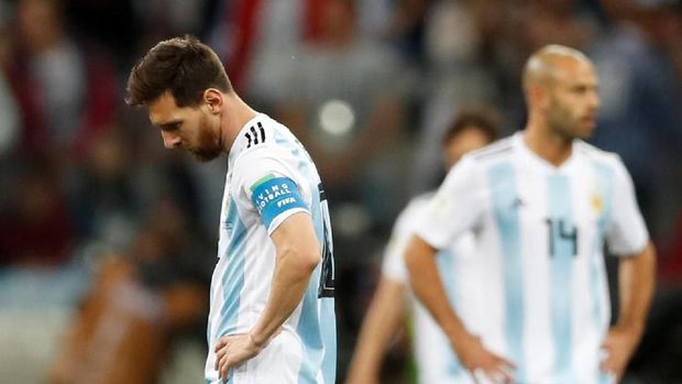 Lionel Messi mati kutu di pertandingan dengan Kroasia