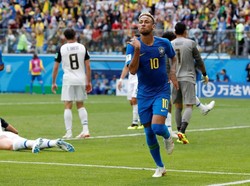 Lawan Kosta Rika, Neymar: Diving, Cetak Gol dan Air Mata