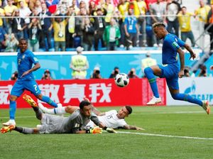 Dua Gol di Injury Time Menangkan Brasil atas Kosta Rika