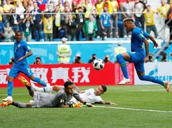 Dua Gol di Injury Time Menangkan Brasil atas Kosta Rika