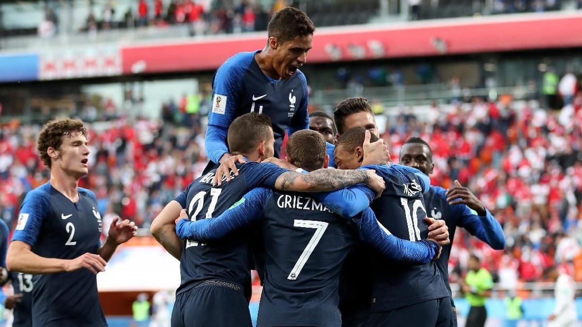 Prancis lolos ke 16 besar Piala Dunia usai mengalahkan Peru 1-0 di laga kedua Grup C. (Foto: Catherine Ivill/Getty Images)