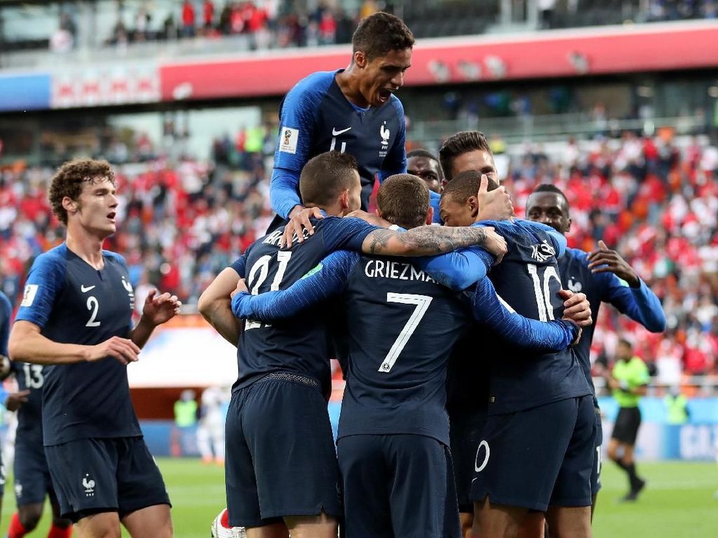 Tundukkan Peru 1-0, Prancis Lolos ke 16 Besar