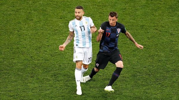 Mario Mandzukic gagal memanfaatkan peluang emas Kroasia. (