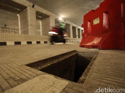 Sandi Kutuk Pencurian Tutup Gorong-gorong Underpass Mampang