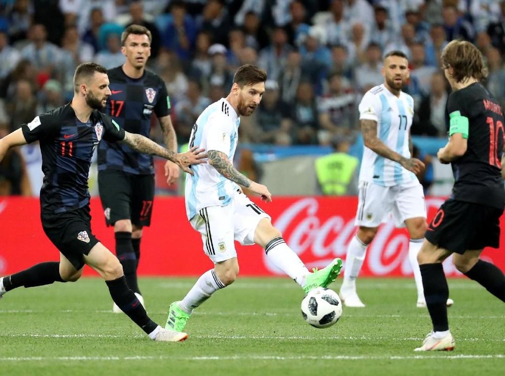 Modric Ungkap Cara Kroasia Redam Messi Modric Ungkap Cara Kroasia Redam Messi