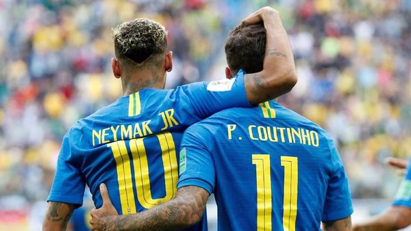 Gol Coutinho dan Neymar Singkirkan Kosta Rika