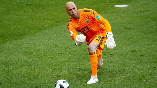 Blunder Willy Caballero berakibat fatal. (