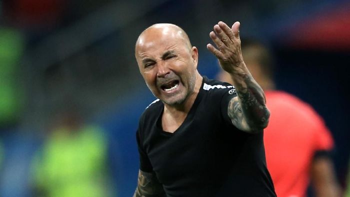 Jorge Sampaoli tak menyesali kegagalan Argentina di Piala Dunia 2018 (Gabriel Rossi/Getty Images) Jorge Sampaoli tak menyesali kegagalan Argentina di Piala Dunia 2018 (Gabriel Rossi/Getty Images)