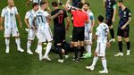 Foto: Argentina Babak Belur Dihajar Kroasia