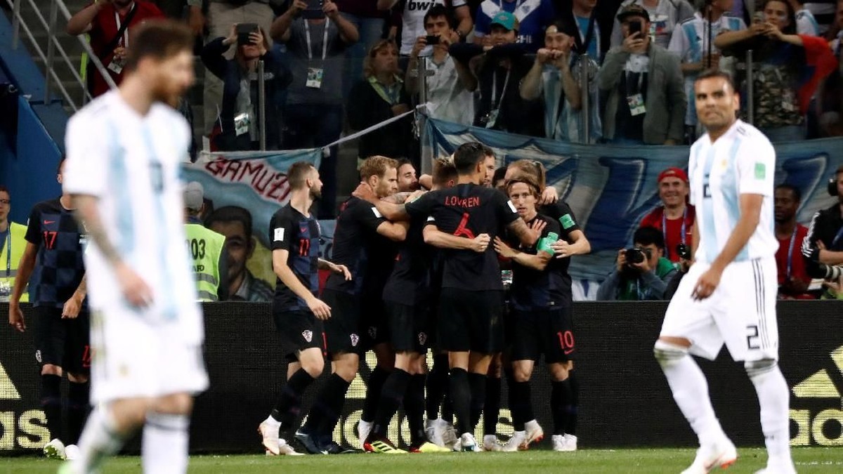 Kroasia mengalahkan Argentina 3-0. (Foto: Murad Sezer/Reuters)