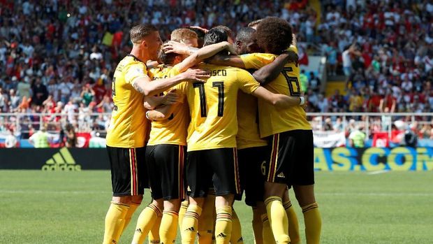 Belgia memiliki poin, selisih gol dan produktivitas gol yang sama dengan Inggris.