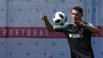 Cristiano Ronaldo Serius Latihan, tapi Juga Sempat Iseng