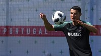 Seluruh empat gol Portugal di Piala Dunia 2018 sejauh ini diborong oleh Ronaldo. (Foto: FRANCISCO LEONG/AFP)
