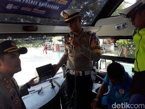 Antisipasi Sopir Bus Ngebut, Polres Bojonegoro Pasang Speed Alarm Antisipasi Sopir Bus Ngebut, Polres Bojonegoro Pasang Speed Alarm