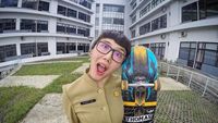 Ini Phopi, PNS Kekinian yang Hobi Main Skateboard dan Viral