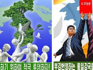 Korut Ubah Materi Propaganda: Poster Anti-AS di Pyongyang Dicabut