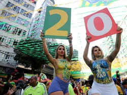 Tarian Samba Goyang Alun-alun Moskow