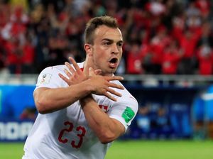 Gol Krusial Shaqiri Penentu Kemenangan Swiss