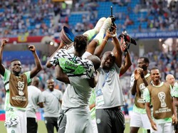 Dengan kemenangan ini, Nigeria kini menempati peringkat dua klasemen Grup D dengan tiga poin. Sementara itu, Islandia ada di urutan ketiga dengan satu poin. REUTERS/Toru Hanai.